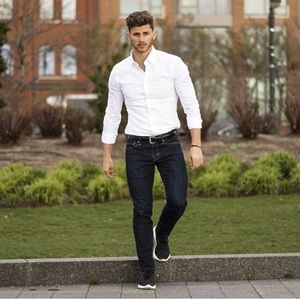 French Connection White Button Down